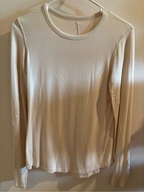 lululemon athletica Long-Sleeve Crewneck Top - Cream